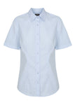 Womens Premium Poplin Short Sleeve Shirt Shirts Gloweave
