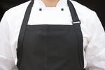 Large Black Bib Apron Hospitality Chef Works