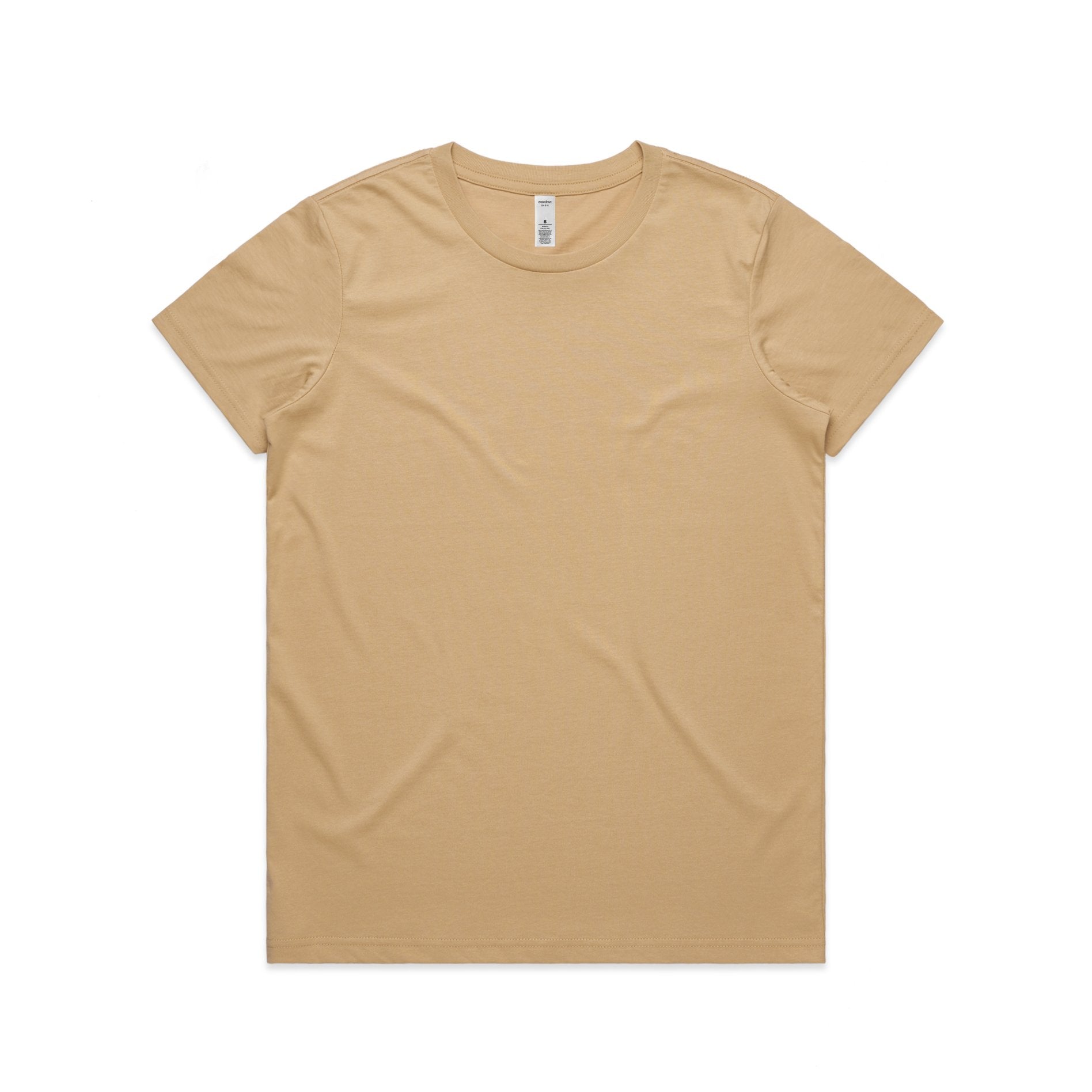 Womens Basic Tee T-Shirts AS Colour