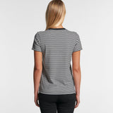 Womens Bowery Stripe Tee T-Shirts AS Colour