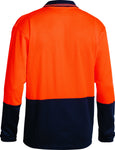2 Tone Hi Vis Polo Shirt - Long Sleeve Workwear Bisleywear